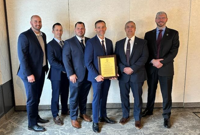 Ludlow police honor the retreat of Lieutenant detective David Kornacki